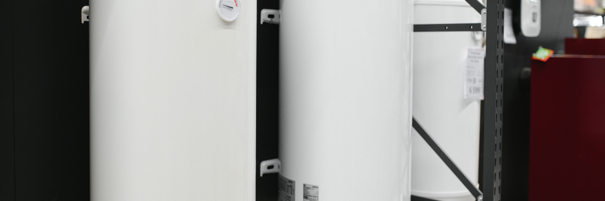 bojler wystawa sklepowa