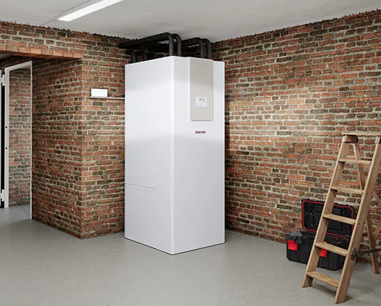 Stiebel Eltron pompa ciepła | pomieszczenie gospodarcze