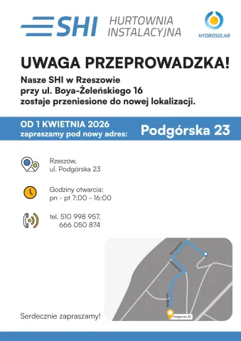 przeprowadzka SHI Rzeszów
