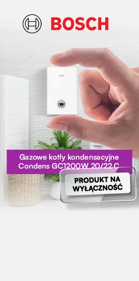 Dwufazowy kocioł gazowy Bosch GC1200