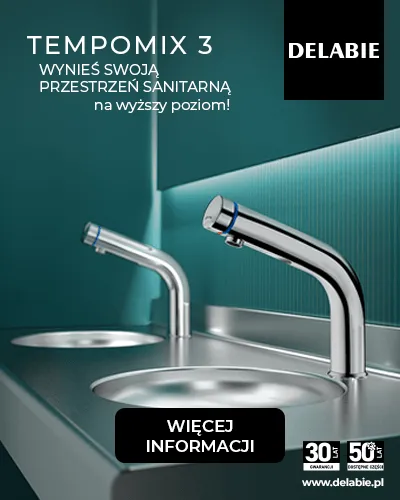 Delabie TEMPOMIX Technika sanitarna Hydrosolar