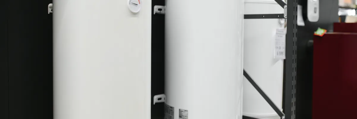 bojler wystawa sklepowa